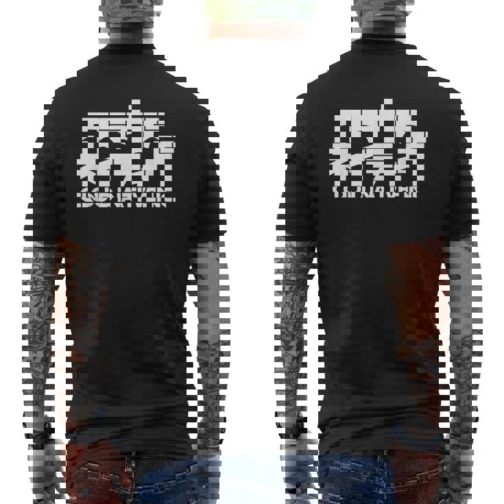 クラウドネイティブ公式 スタンダード ロゴ ホワイト メンズTシャツ バックプリント