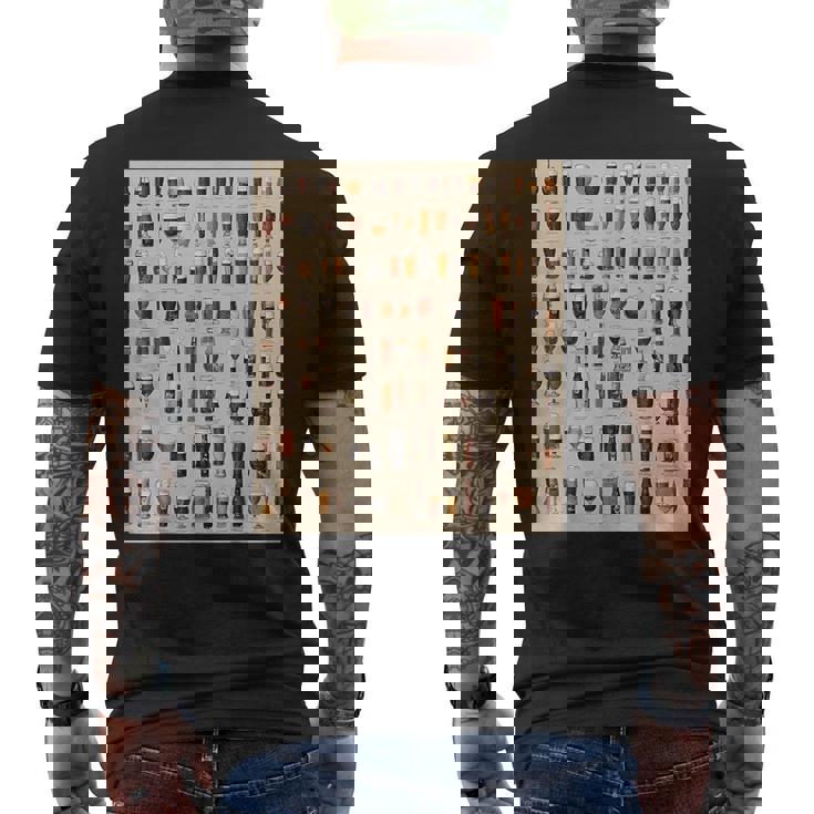 クラフトビールコレクション アーティスト メンズTシャツ バックプリント