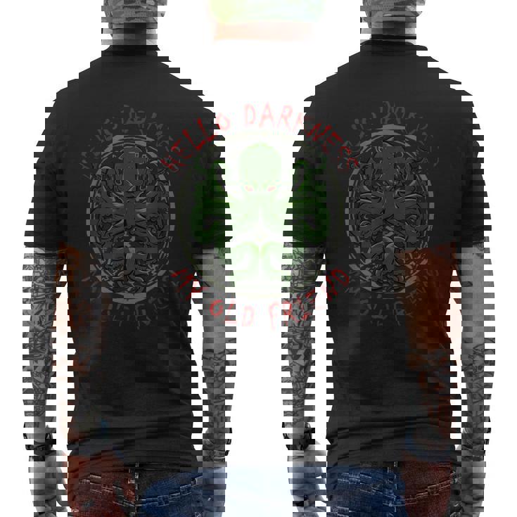 クラーケン・クトゥルフ メンズTシャツ バックプリント