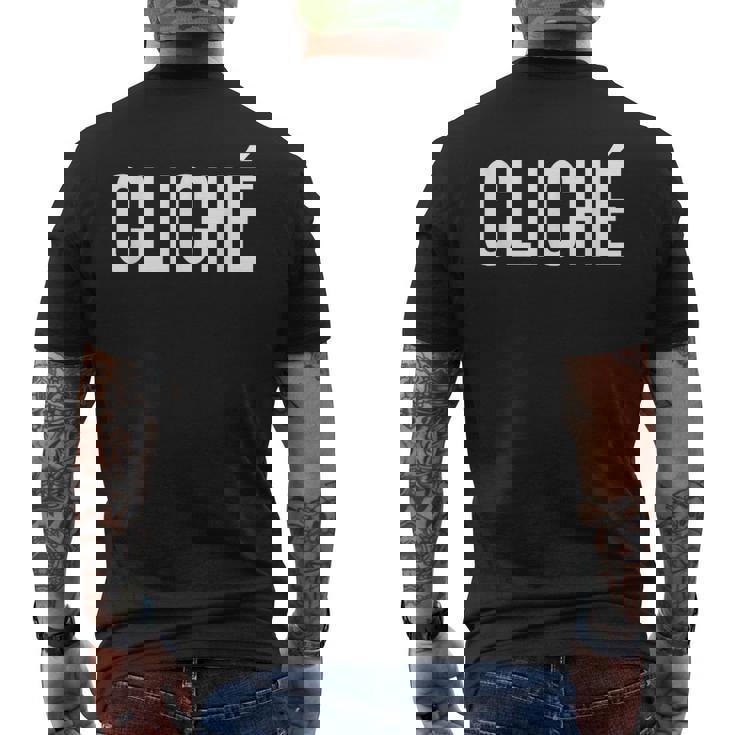 クリシェ メンズTシャツ バックプリント