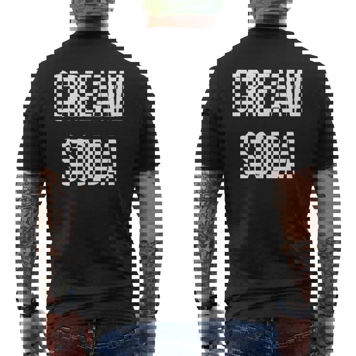 クリームソーダ メンズTシャツ バックプリント