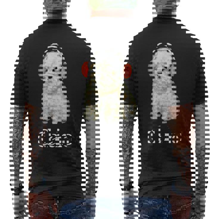 クレイロは犬と言う メンズTシャツ バックプリント