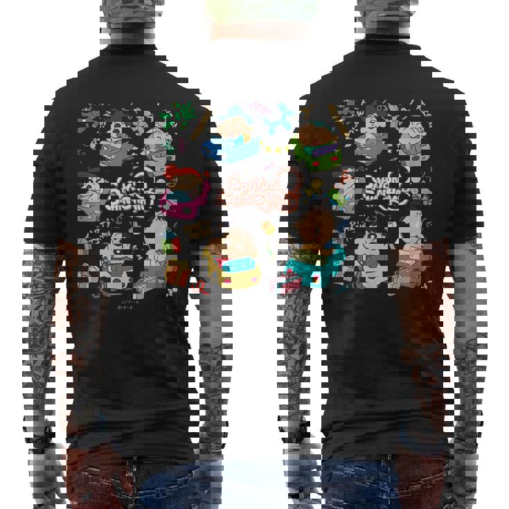 クレヨンしんちゃん かすかべ防衛隊 Party Time メンズTシャツ バックプリント