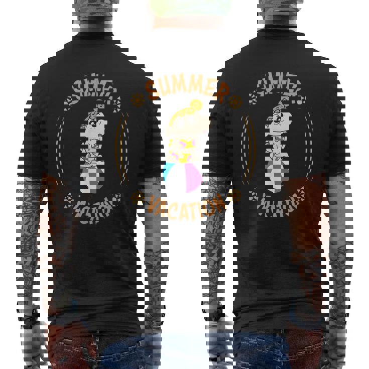 クレヨンしんちゃん サマーヴァケーションひまわり メンズTシャツ バックプリント