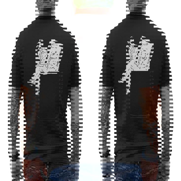 クレヨンしんちゃん ポケット ひろし メンズTシャツ バックプリント