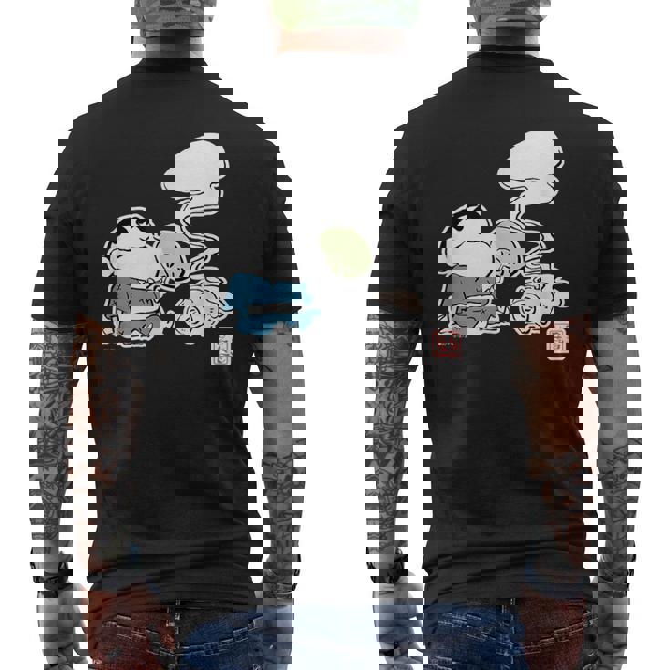 クレヨンしんちゃん 夏を感じる涼しげしんちゃん メンズTシャツ バックプリント