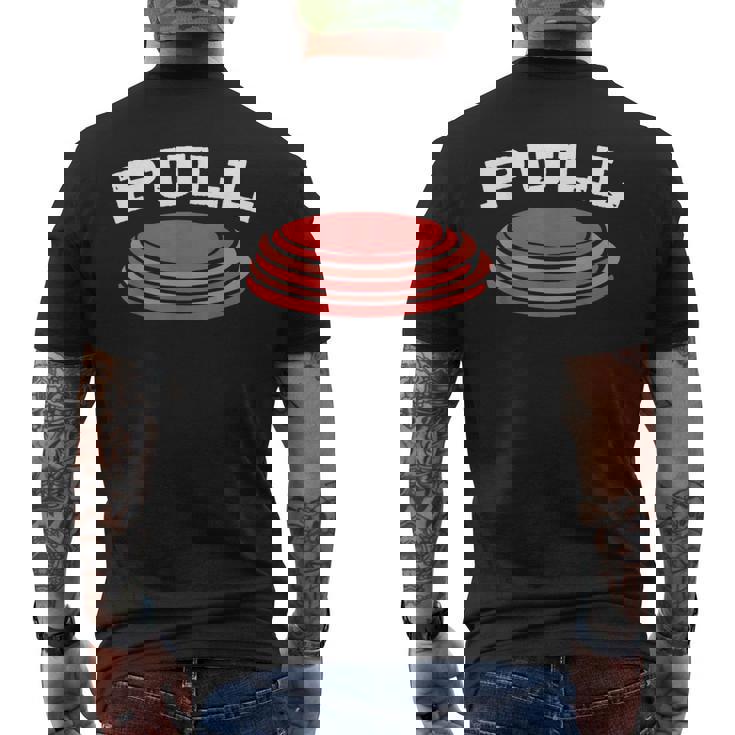 クレー射撃 スポーツ射撃 メンズTシャツ バックプリント