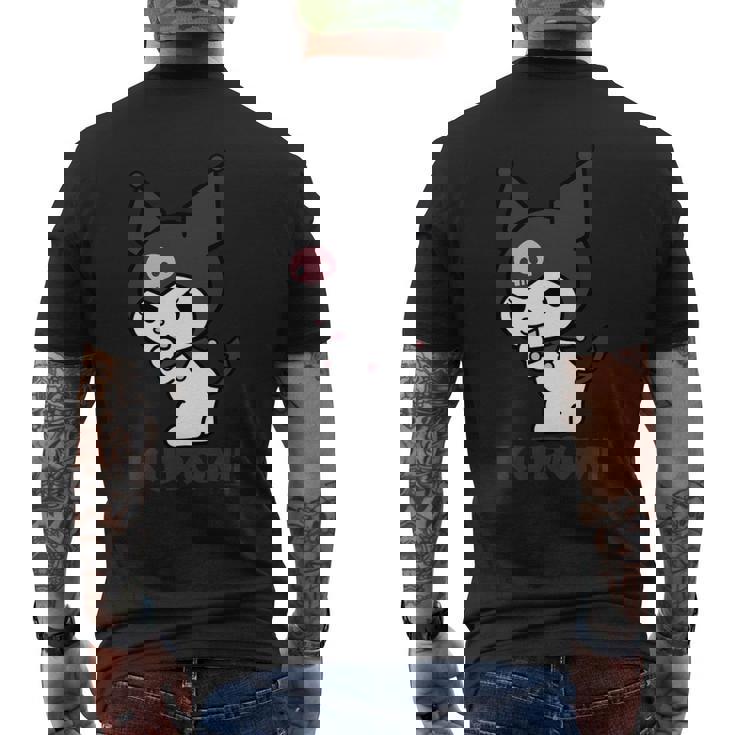 クロミ Usデザイン ふりむき 長袖tシャツ メンズTシャツ バックプリント