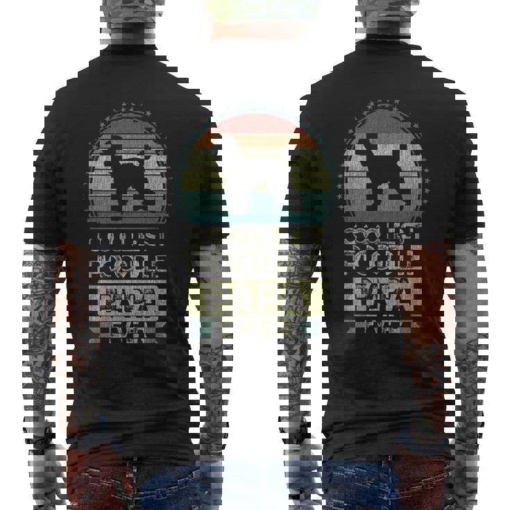 クールなプードル・パパ、父の日 メンズTシャツ バックプリント