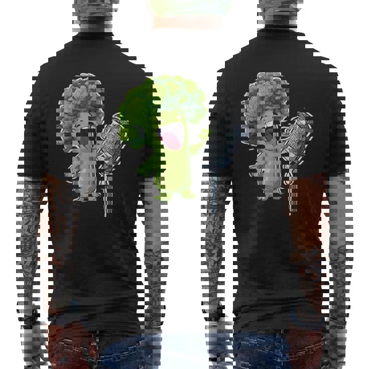 クールブロッコリー ベジタリアン ビーガン ベジタブルフード メンズ レディース メンズTシャツ バックプリント