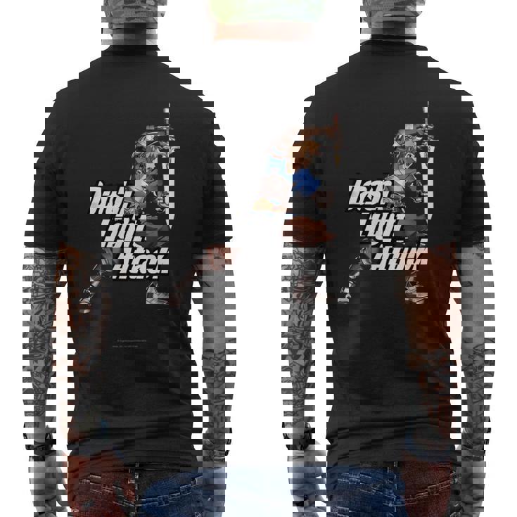 グランブルーファンタジーヴァーサス -ライジング- Dash Light Attack グラン メンズTシャツ バックプリント