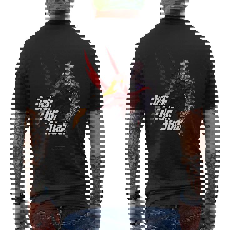 グランブルーファンタジーヴァーサス -ライジング- Dash Light Attack ルシファー メンズTシャツ バックプリント