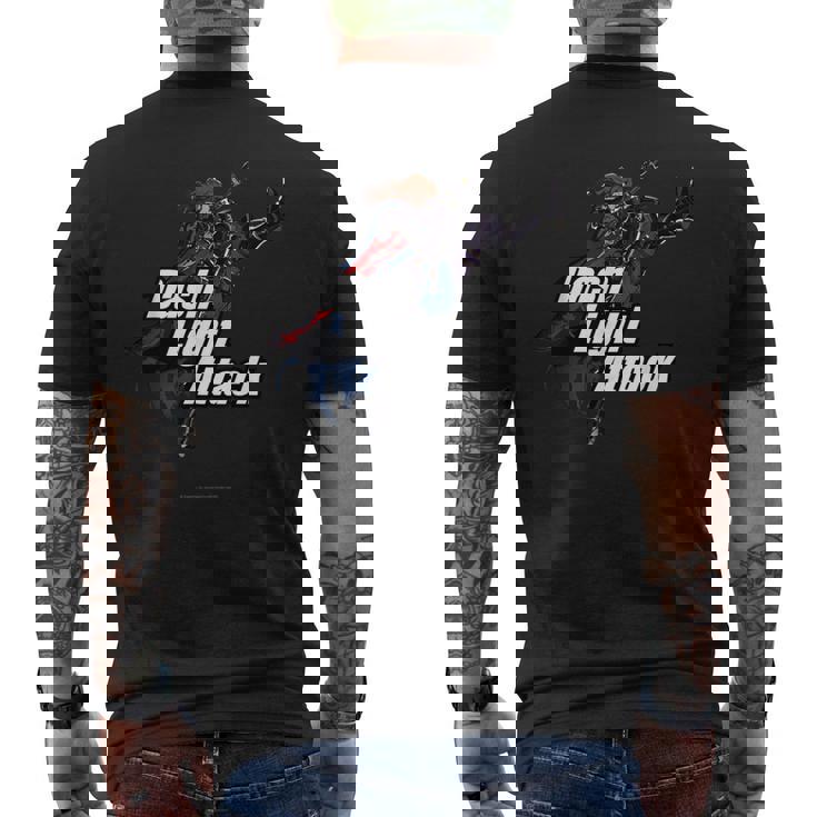 グランブルーファンタジーヴァーサス -ライジング- Dash Light Attack ジークフリート メンズTシャツ バックプリント