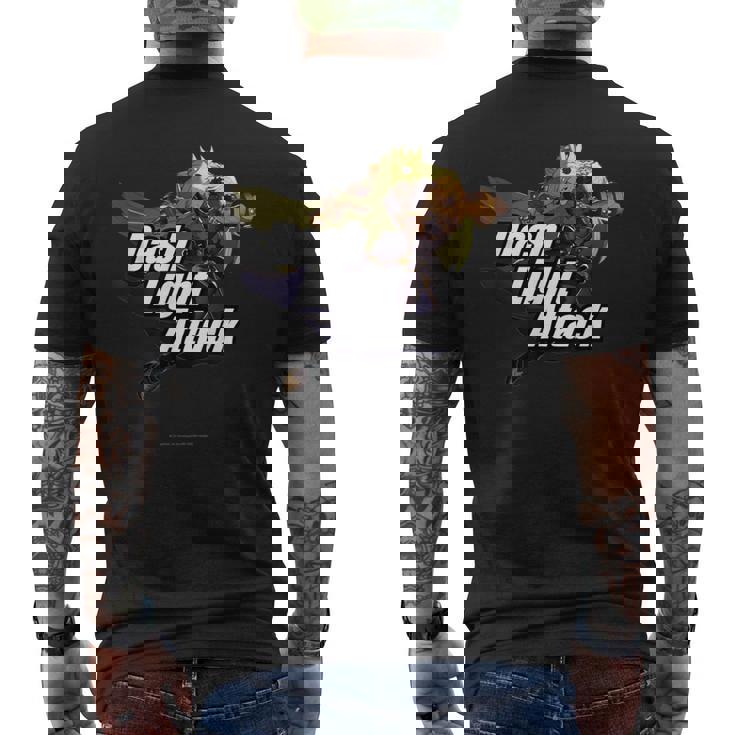 グランブルーファンタジーヴァーサス -ライジング- Dash Light Attack ベルゼバブ メンズTシャツ バックプリント