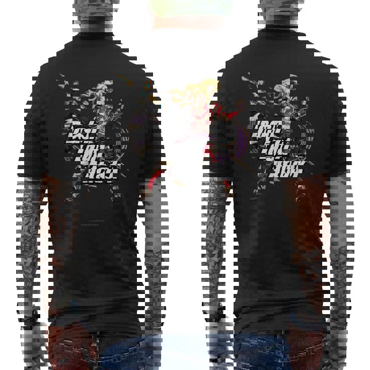 グランブルーファンタジーヴァーサス -ライジング- Dash Light Attack ゼタ メンズTシャツ バックプリント