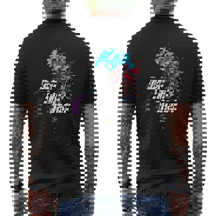 グランブルーファンタジーヴァーサス -ライジング- Dash Light Attack ヴェルサシア メンズTシャツ バックプリント