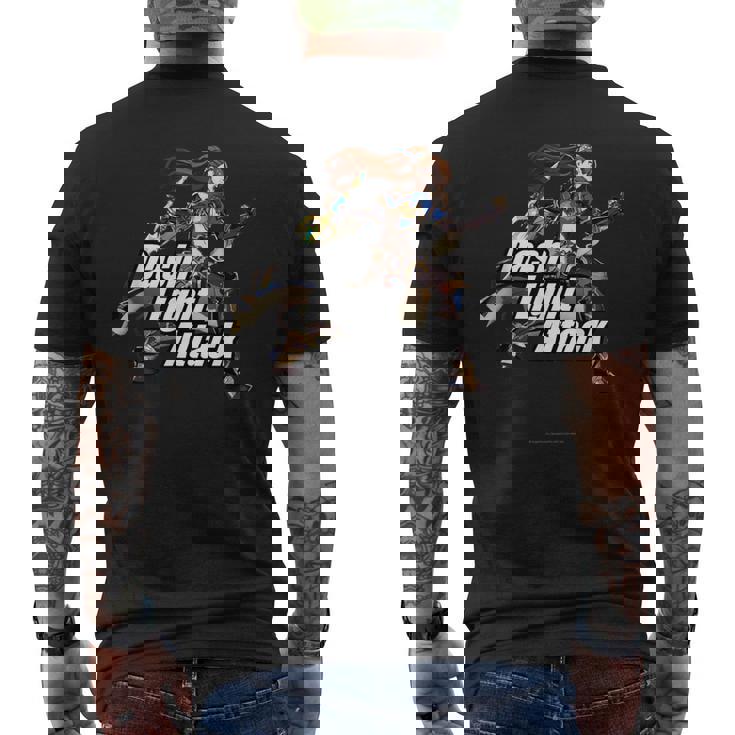 グランブルーファンタジーヴァーサス -ライジング- Dash Light Attack ベアトリクス メンズTシャツ バックプリント