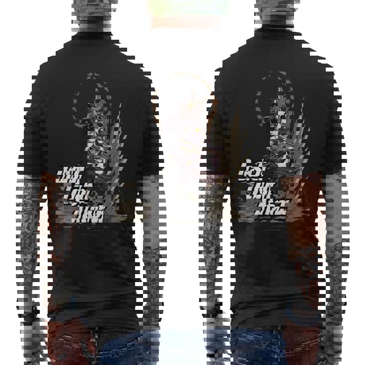 グランブルーファンタジーヴァーサス -ライジング- Dash Light Attack ガレヲン メンズTシャツ バックプリント