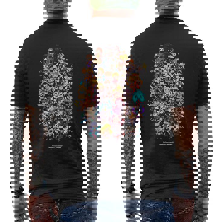 グランブルーファンタジーヴァーサス -ライジング- ちびキャラクター メンズTシャツ バックプリント