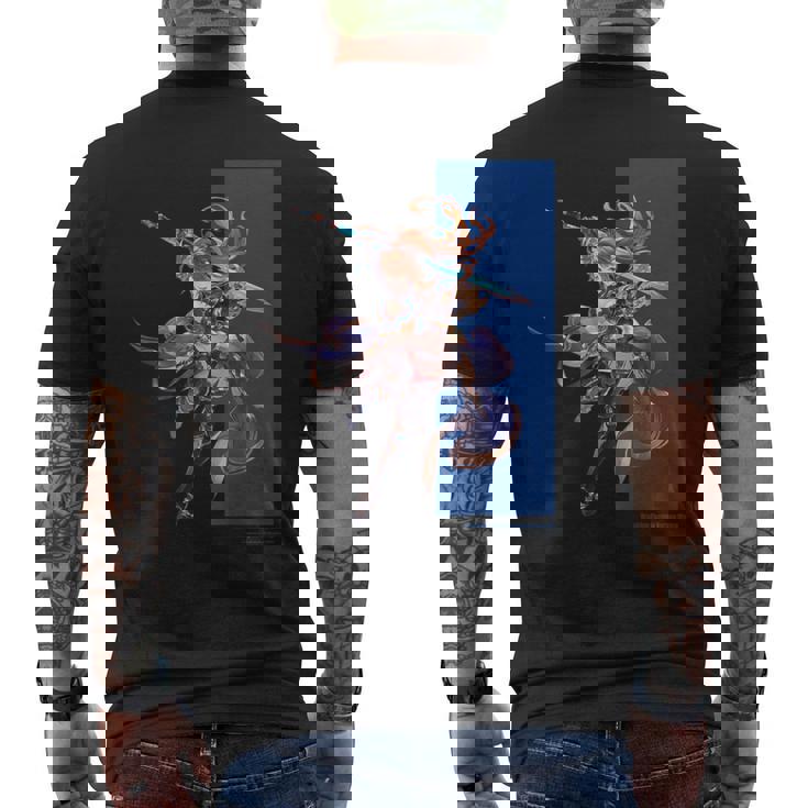 グランブルーファンタジーヴァーサス -ライジング- ベアトリクス メンズTシャツ バックプリント