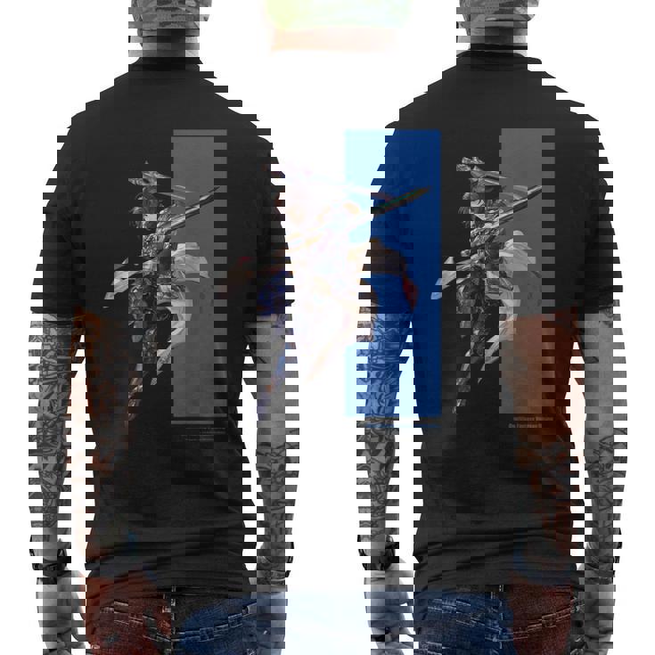 グランブルーファンタジーヴァーサス -ライジング- ランスロット メンズTシャツ バックプリント