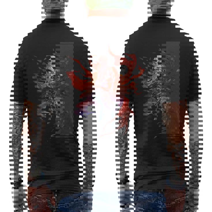 グランブルーファンタジーヴァーサス -ライジング- ルシファー メンズTシャツ バックプリント