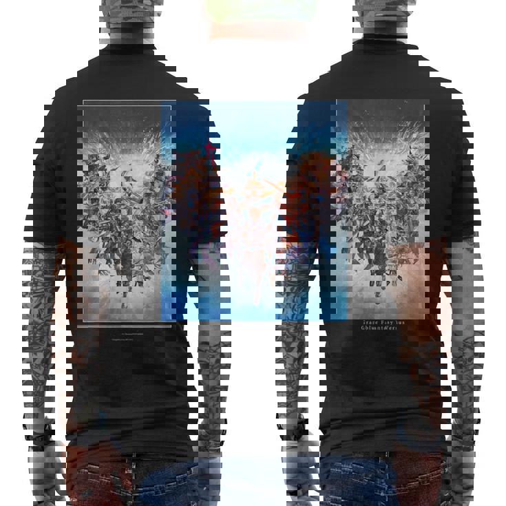 グランブルーファンタジーヴァーサス パッケージアート メンズTシャツ バックプリント