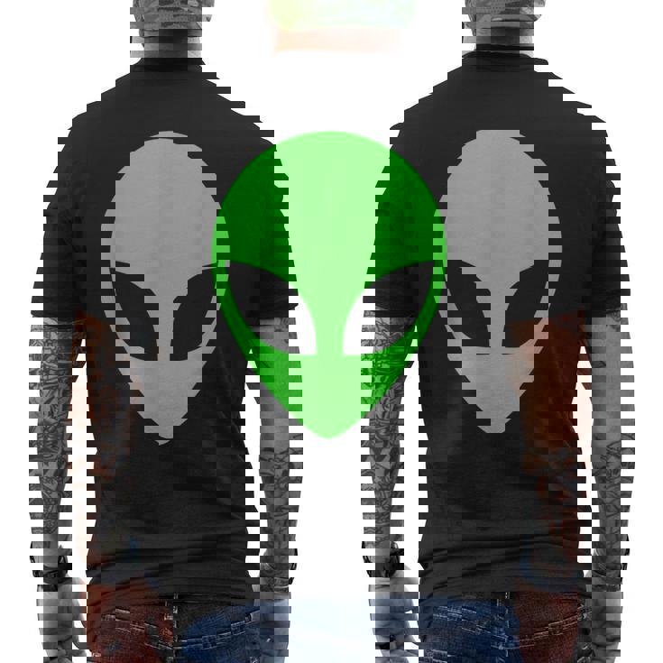 グリーンエイリアンヘッドアパレル 90年代スタイル ファニー エイリアン メンズTシャツ バックプリント