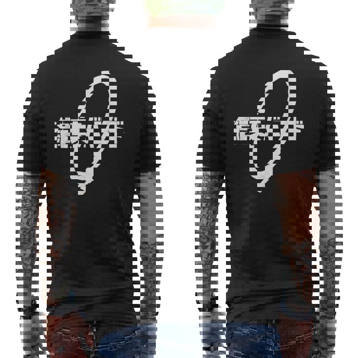 ケッソクバンド スクールアニメ ロックスター メンズTシャツ バックプリント