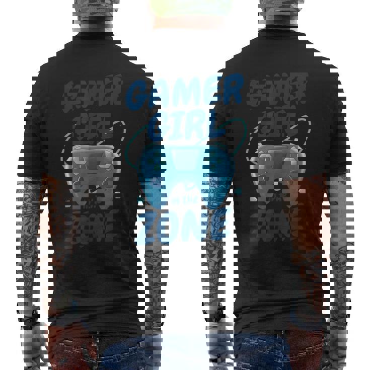 ゲーマー・ガール・イン・ザ・ゾーン メンズTシャツ バックプリント