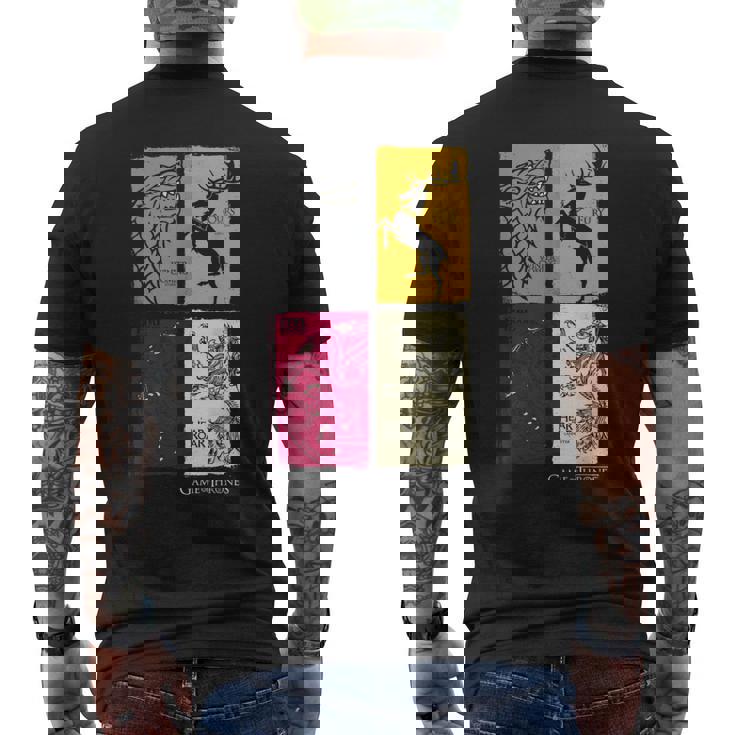 ゲーム・オブ・スローンズ Winter Is Coming メンズTシャツ バックプリント