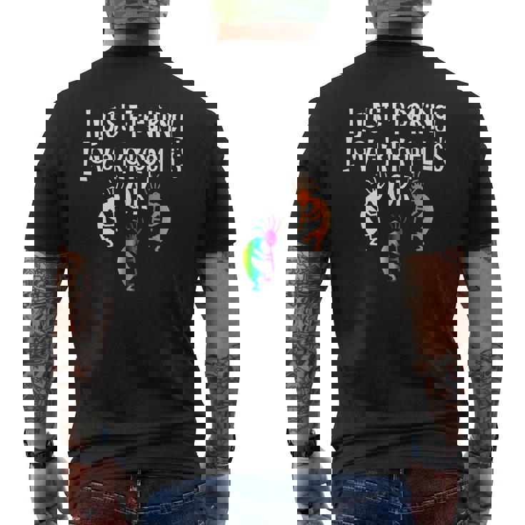 ココペリtシャツ ネイティブアメリカン タトゥースタイル ココペリ メンズTシャツ バックプリント