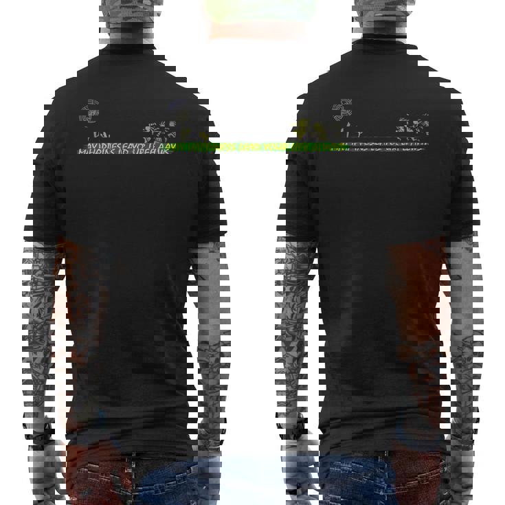 ココペリの旅 メンズTシャツ バックプリント