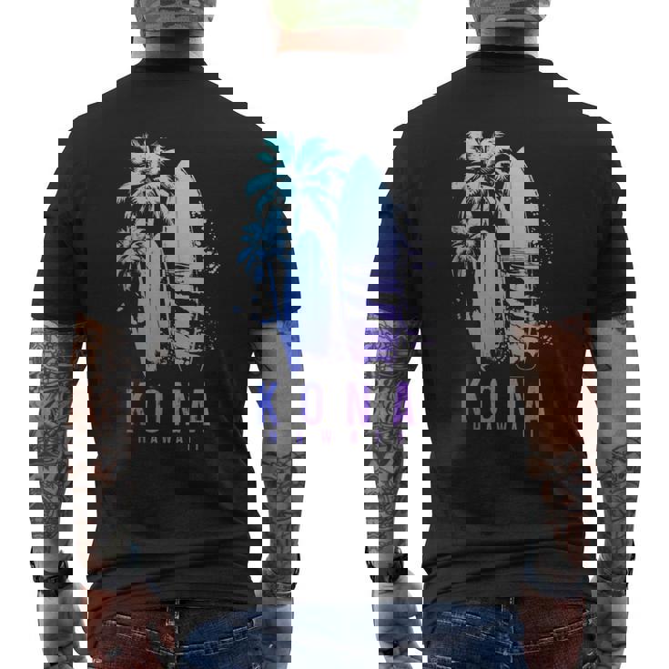 コナ ハワイ ハワイアン サーフィン ビンテージ サーフィン サーファー メンズTシャツ バックプリント