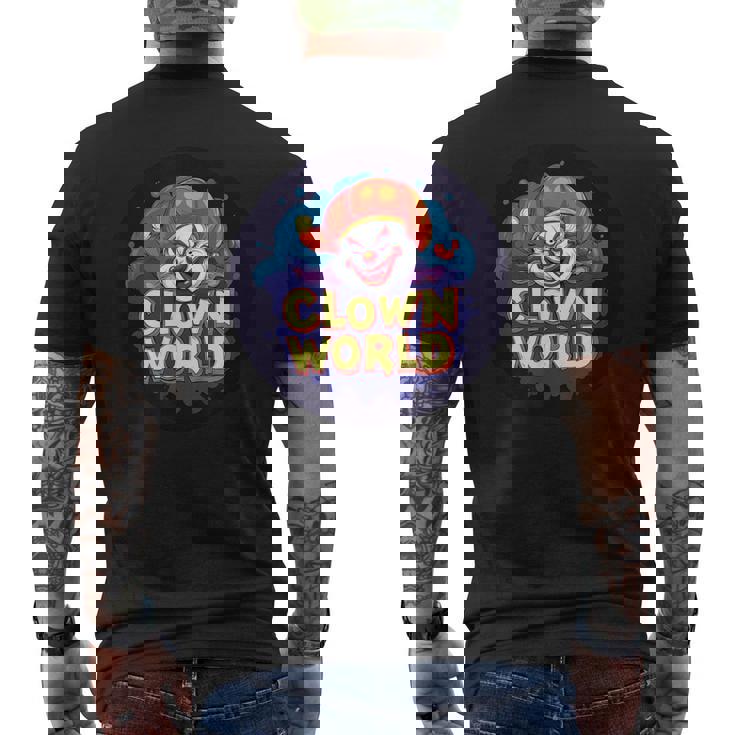 コメディがピエロの世界で最高に君臨 メンズTシャツ バックプリント