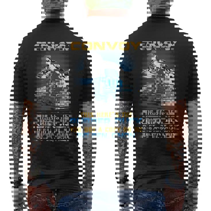 コンボイこれがラバーダックユー メンズTシャツ バックプリント