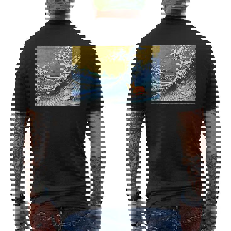 コーギーママ 犬がすき 犬好き わんちゃん好き 犬 犬飼い 犬愛好家 おもしろ 可愛い わんこ わんちゃん コーギー メンズTシャツ バックプリント