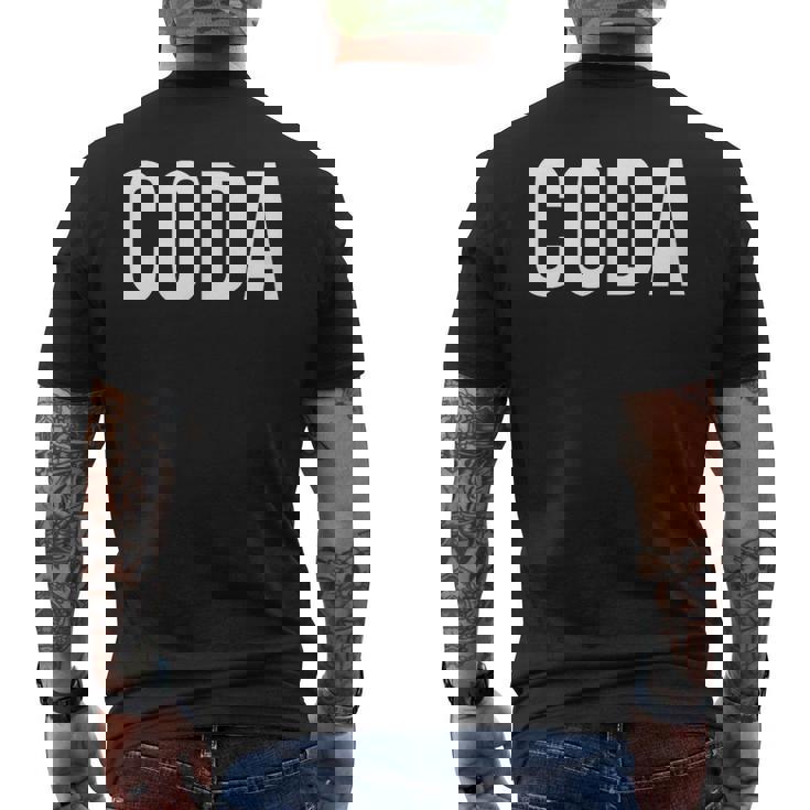 コーダ メンズTシャツ バックプリント