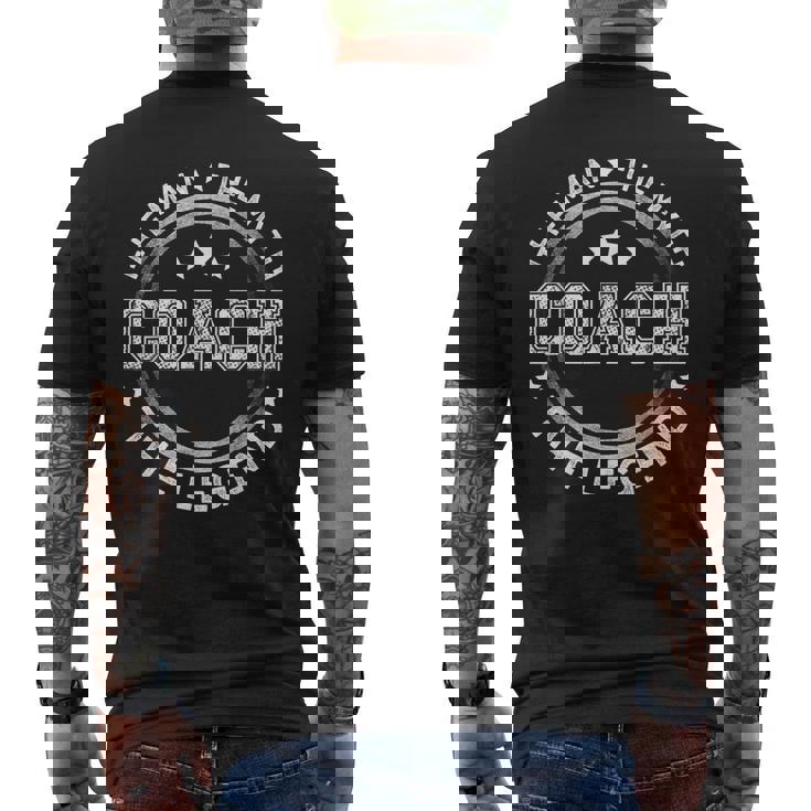 コーチ ザ・マン ザ・ミス ザ・レジェンド メンズ コーチギフト メンズTシャツ バックプリント