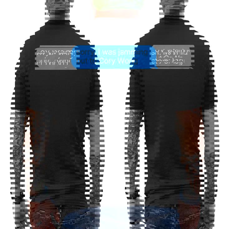 コーリー・ウォン・マーチ メンズTシャツ バックプリント