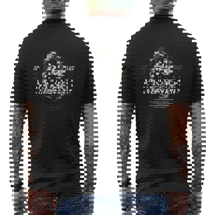 ゴジラ対コング 公式モナークオペレーティブ メンズTシャツ バックプリント