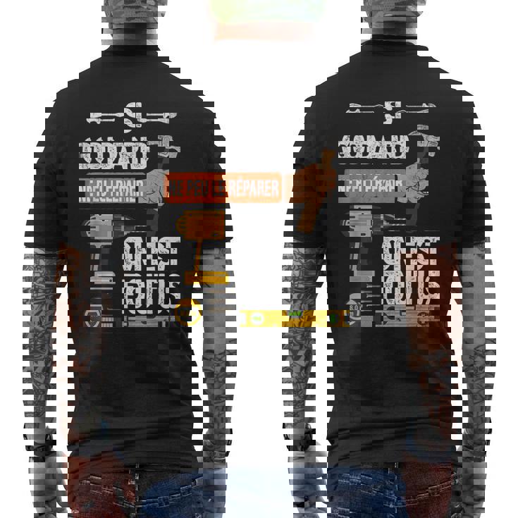 ゴダールが修正できない場合、誰もいません。 メンズTシャツ バックプリント