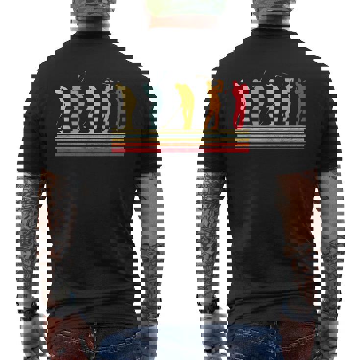 ゴルフ 面白いtシャツ 打ちっ放し メンズ おもしろ 服 練習着 ウェア ネタ 服 カラフル レトロ メンズTシャツ バックプリント