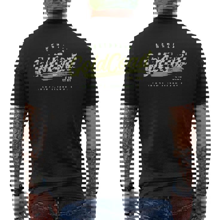 ゴールドコースト オーストラリア ヴィンテージ メンズTシャツ バックプリント