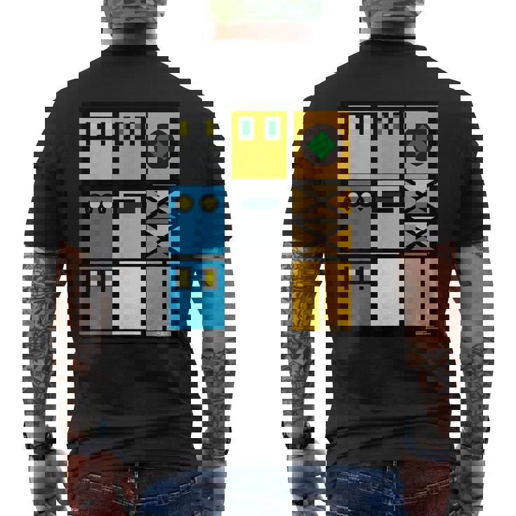 ゴールドライタン カラーデザイン メンズTシャツ バックプリント