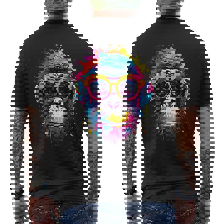 サイケデリック・エイプ、オタク、エイプ メンズTシャツ バックプリント