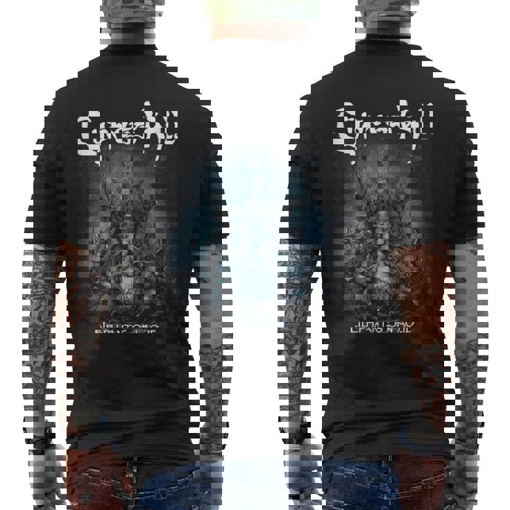 サイプレスヒル 酸の上の象 メンズTシャツ バックプリント