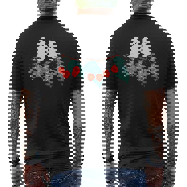 サクランボ メンズTシャツ バックプリント