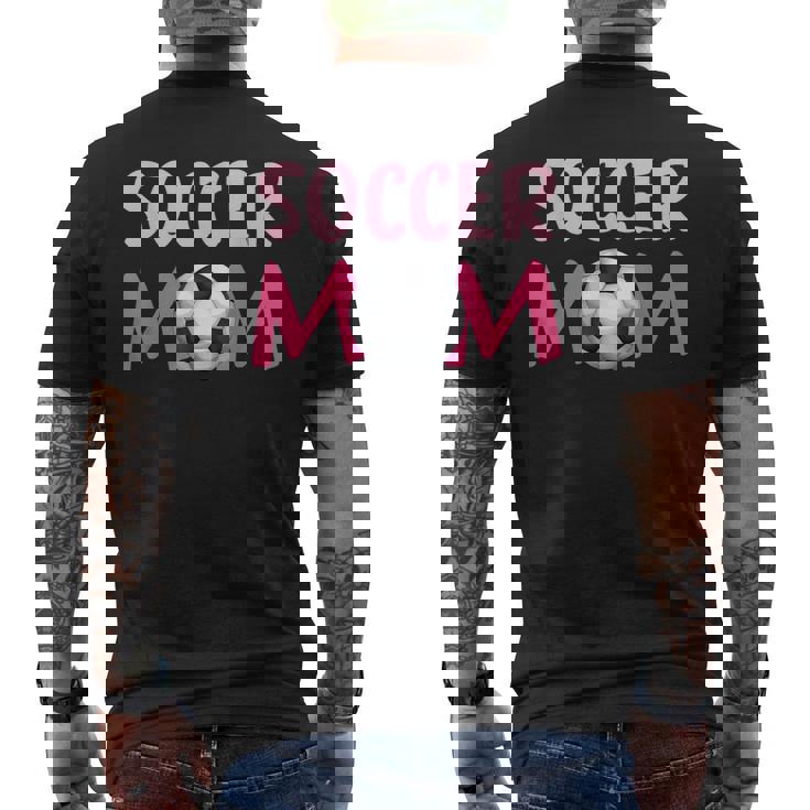 サッカー ママ サッカー プレーヤー マミー サッカー スポーツ サッカー メンズTシャツ バックプリント