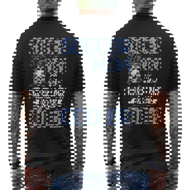 サッカー ママ マミー メンズTシャツ バックプリント